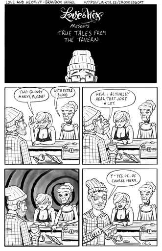 Page 149 from the comic Love and Hex. Full transcript: https://crookedgoat.ca/comic/149/#comic-page